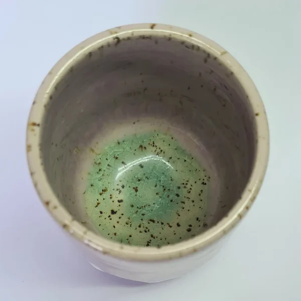 Keramik-Trinkbecher „Flieder“ – Bild 3